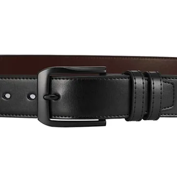 Beltox Men's Leather Belt - Durable Alloy Buckle & Premium Leather