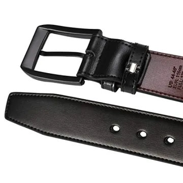 Beltox Men's Leather Belt - Durable Alloy Buckle & Premium Leather