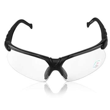 Xaegistac Shooting Glasses - Anti Fog and Scratch Resistant with Case