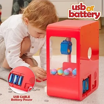 JOYIN Claw Machine Arcade Toy with LED Light Adjustable Sound