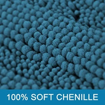 H.VERSAILTEX Turquoise Bathroom Rug Set - Stylish Comfort