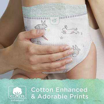 Pampers Pure Protection Diapers Size 1, Hypoallergenic Comfort