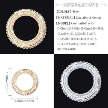 Luxury Volume Knob Cap for Mercedes-Benz Vehicles