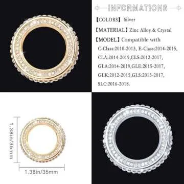 Luxury Volume Knob Cap for Mercedes-Benz Vehicles