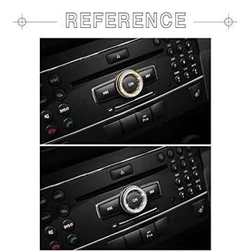 Luxury Volume Knob Cap for Mercedes-Benz Vehicles