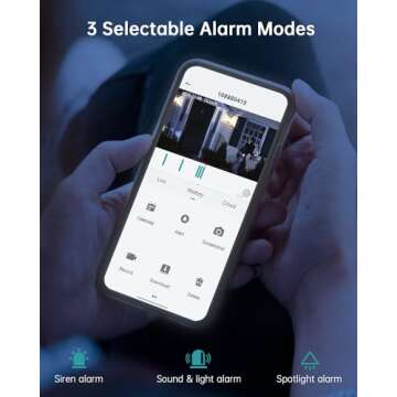 ZUMIMALL Security Cameras Wireless Outdoor - 2 Packs, 360° PTZ WiFi Battery Powered Cameras for Home Surveillance, Spotlight & Siren/PIR Detection/3MP Color Night Vision/2-Way Talk/IP66/Cloud