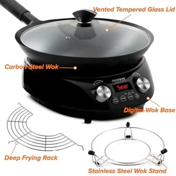 Nuwave Mosaic Induction Wok with Precise Temperature Control