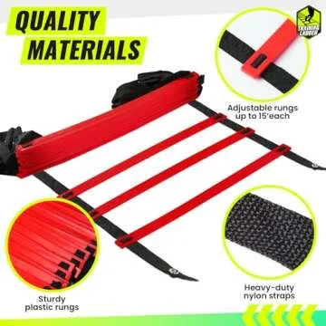 Teenitor Adjustable Agility Ladder for Speed Training