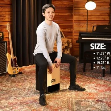 Meinl Jumbo Bass Cajon for Deep Bass Sound and Versatility