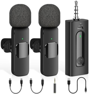 4 in 1 Wireless Lavalier Microphone - Capture Perfect Audio