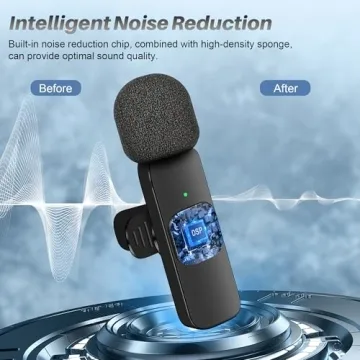 4 in 1 Wireless Lavalier Microphone - Capture Perfect Audio