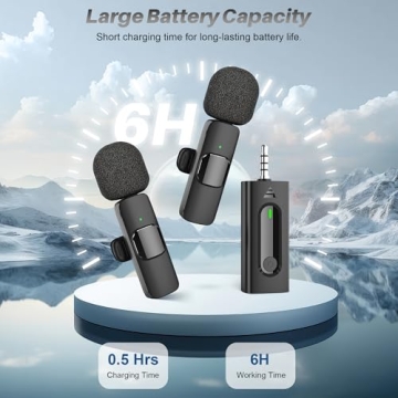 4 in 1 Wireless Lavalier Microphone - Capture Perfect Audio