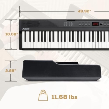 Alesis Recital 88 Key Keyboard Piano with Lessons