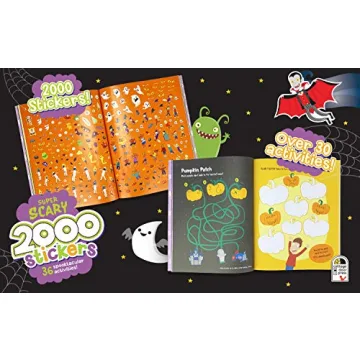 2000 Stickers Halloween Sticker Activity and Puzzle Book