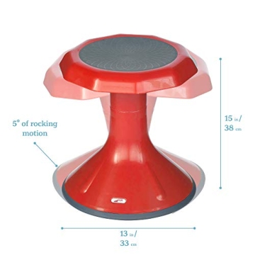 ECR4Kids Wobble Stool 15-Inch for Active Learning