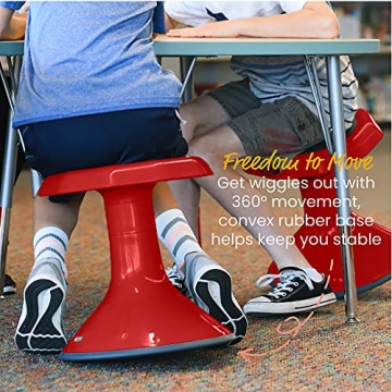 ECR4Kids Wobble Stool 15-Inch for Active Learning