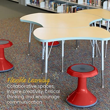 ECR4Kids Wobble Stool 15-Inch for Active Learning