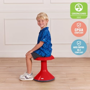 ECR4Kids Wobble Stool 15-Inch for Active Learning