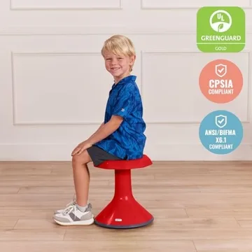 ECR4Kids Wobble Stool 15-Inch for Active Learning