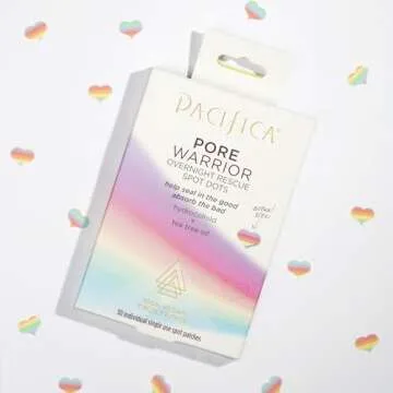 Pacifica Pimple Patches - Pore Warrior Overnight Rescue Spot Dots Pimple Patches for Face - for Zits Blemishes & Breakouts - w/Salicylic Acid & Niacinamide Acne Fighting Vegan Dermatologist Tested