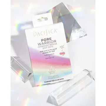 Pacifica Pimple Patches - Pore Warrior Overnight Rescue Spot Dots Pimple Patches for Face - for Zits Blemishes & Breakouts - w/Salicylic Acid & Niacinamide Acne Fighting Vegan Dermatologist Tested