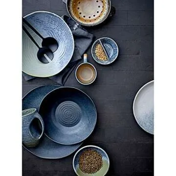 Bloomingville Black Stainless Steel Salad Servers (Set of 2)