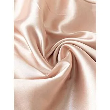 SOLY HUX Silk Pajamas Set Women's Satin Ruffled Pjs