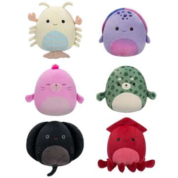 Squishmallows Original Scented Sealife Mystery Bag – Medium Size Plush Toy