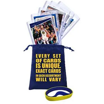 Golden State Warriors Card (6) Basketball Cards: Stephen Curry, Draymond Green, Klay Thompson, Jordan Poole, Andrew Wiggins, James Wiseman ASSORTED Trading Cards Bundle