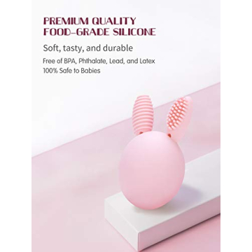 Bunny Eggy Teether Toy for Teething Relief and Fun