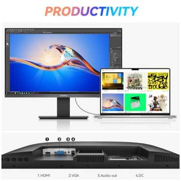 KOORUI 27 Inch Full HD Monitor for Gaming and Work