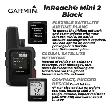 Garmin inReach Mini 2 Satellite Communicator - Compact and Versatile