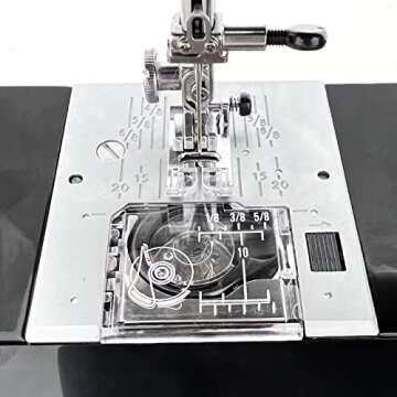 Janome HD5000 Black Edition Heavy Duty Sewing Machine with Bonus Quilt Kit Large