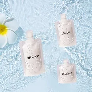 GUXACU 18 PCS Travel Pouches for Toiletries TSA Approved Travel Fluid Makeup Packing Bag Travel Containers for Toiletries Leak Proof Travel Size Toiletries Refillable Cosmetic Containers