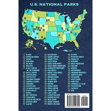 U.S. National Parks Adventure Journal & Passport Stamp Book: National Parks Map, Adventure Log, and Passport Book for Kids, Teens, Adults, and Seniors