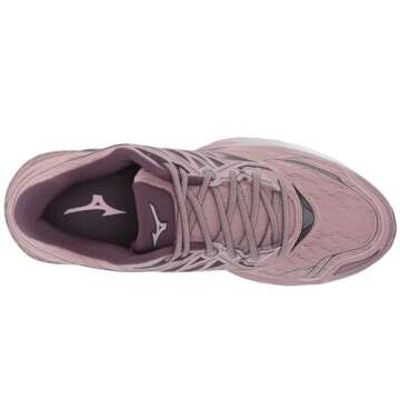 Mizuno Women's Wave Creation 20 Running Shoe, Woodrose - Plum Perfect, 9.5 US