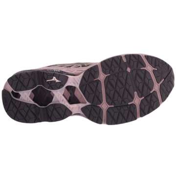 Mizuno Women's Wave Creation 20 Running Shoe, Woodrose - Plum Perfect, 9.5 US