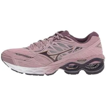 Mizuno Women's Wave Creation 20 Running Shoe, Woodrose - Plum Perfect, 9.5 US