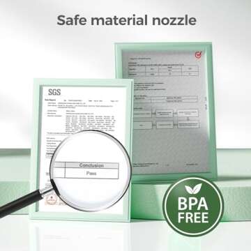 Momcozy Baby Nasal Aspirator, 3 Suction Levels Electric Nasal Aspirator for Baby, Newborn and Toddler, Portable Baby Nose Aspirator with Light Soothing and Music