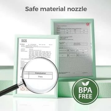 Momcozy Baby Nasal Aspirator, 3 Suction Levels Electric Nasal Aspirator for Baby, Newborn and Toddler, Portable Baby Nose Aspirator with Light Soothing and Music