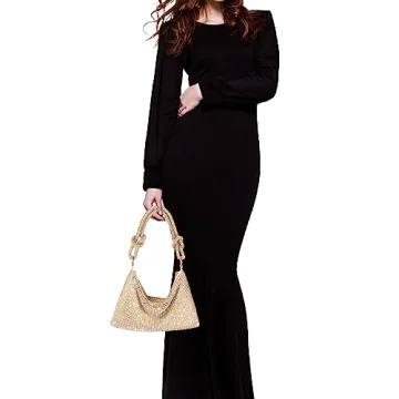 Rhinestone Evening Purse Sparkly Clutch for Women