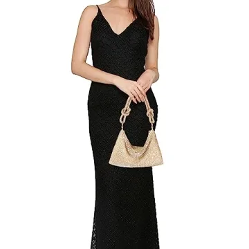 Rhinestone Evening Purse Sparkly Clutch for Women