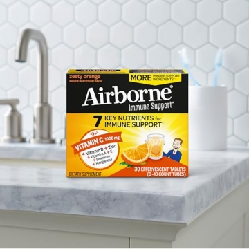 Airborne 1000mg Vitamin C Effervescent Tablets for Immunity