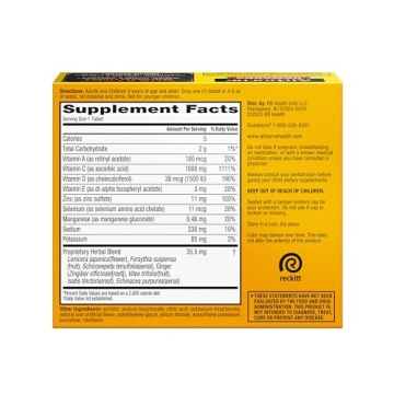 Airborne 1000mg Vitamin C Effervescent Tablets for Immunity