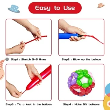 150pcs Long Balloon Animal Set for Creative Parties