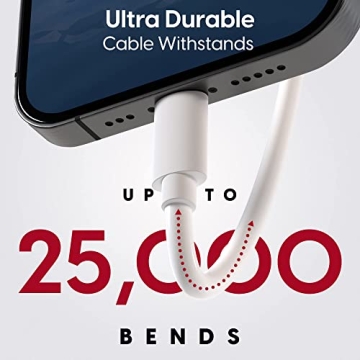 Talkworks MFi Fast-Charge Lightning Cable - 10ft Durable Cord