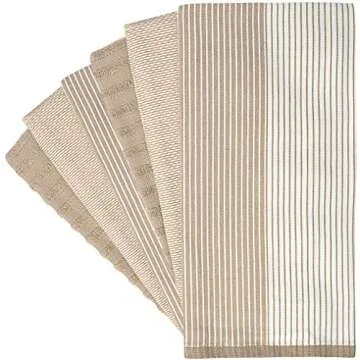 Premium Dish Towels 20x28 6 Pack Cotton Kitchen Essentials