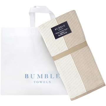 Premium Dish Towels (20”x 28”, 6 Pack) | Large Cotton Kitchen Hand Towels | | Flat & Terry Highly Absorbent Tea Towels Set with Hanging Loop | Tan