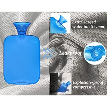 Attmu Hot Water Bottle with Knitted Cover - Versatile Comfort