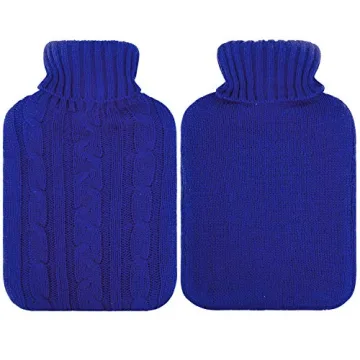 Attmu Hot Water Bottle with Knitted Cover - Versatile Comfort